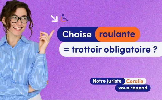 VROUMY CHAISE ROULANTE TROTTOIR