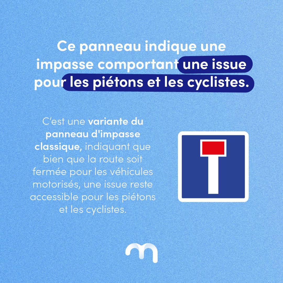 Panneau Impasse Mobilité Club France2