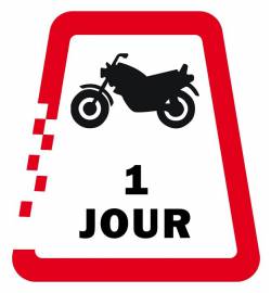 Vignette numérique autrichienne moto 1 jour 2025