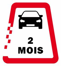 Vignette numérique autrichienne auto 2 mois 2025